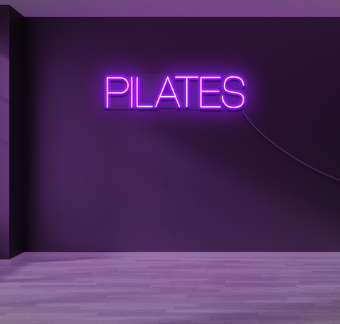 PILATES LED Neon Sign