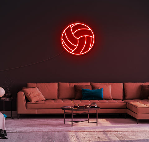 Volleyball LED Neon Sign