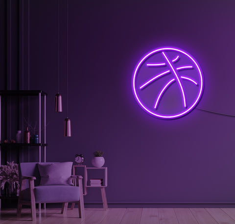 Basketball LED Neon Sign