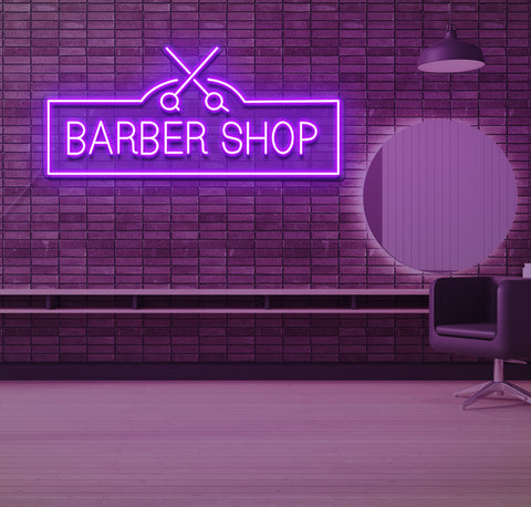 Barbershop LED Neon Sign