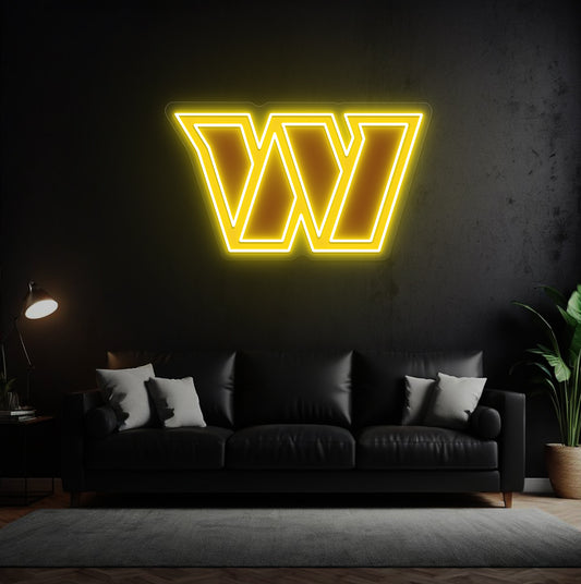 Washington American Football LED Neon Sign