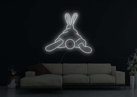Squashy Bunny LED Neon Sign