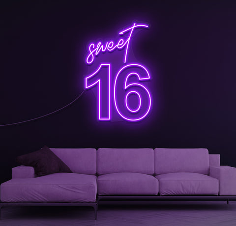 Sweet 16 LED Neon Sign