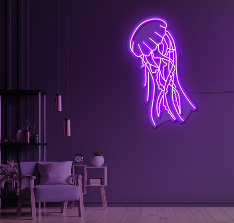 Jelly Fish LED Neon Sign