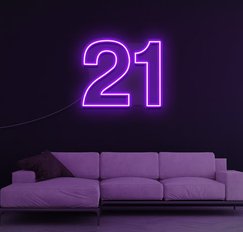 21 LED Neon Sign