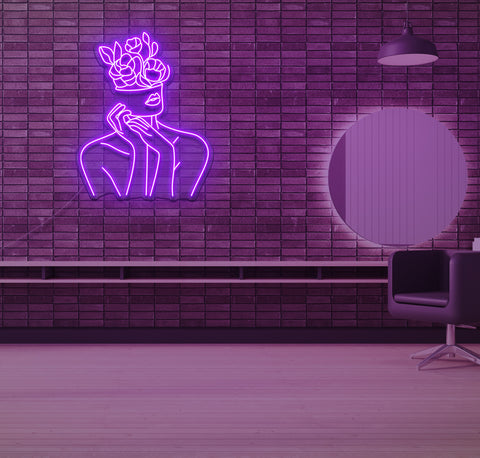 Be My Flower LED Neon Sign