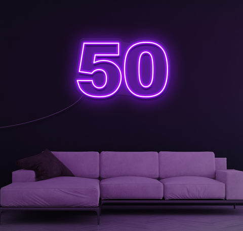 50 LED Neon Sign