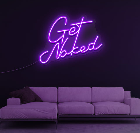 Get Naked LED Neon Sign