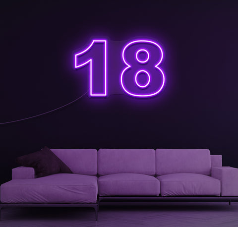 18 LED Neon Sign