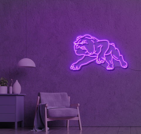 Bulldog LED Neon Sign