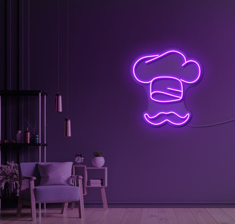 Chefs Hat LED Neon Sign