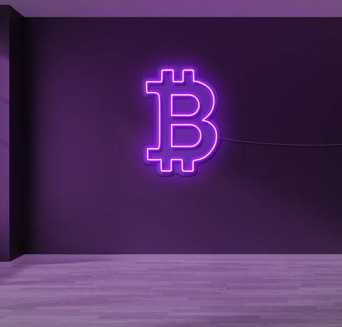 Bitcoin LED Neon Sign