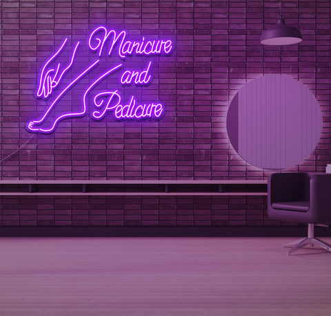 Manicure and Pedicure LED Neon Sign