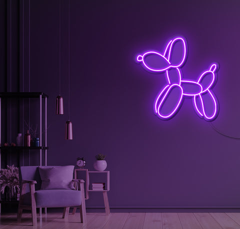 Balloon Dog LED Neon Sign