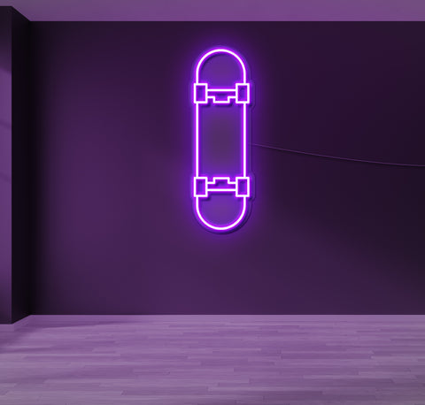Skateboard LED Neon Sign
