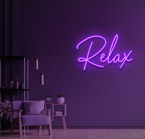 Relax LED Neon Sign