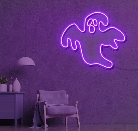 Ghost One LED Neon Sign