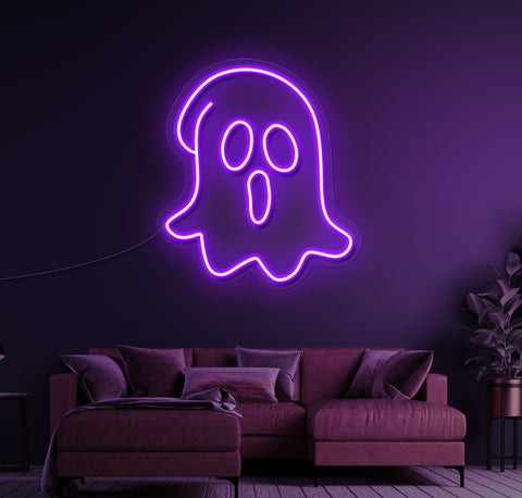 Balaclava Ghost LED Neon Sign