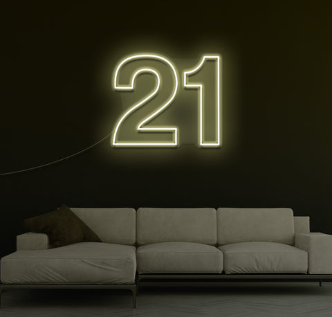 21 LED Neon Sign