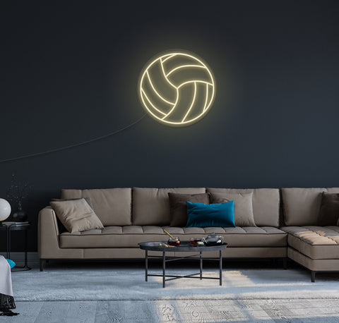 Volleyball LED Neon Sign