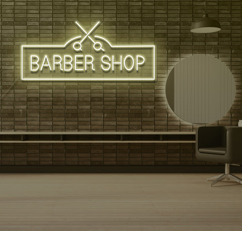 Barbershop LED Neon Sign