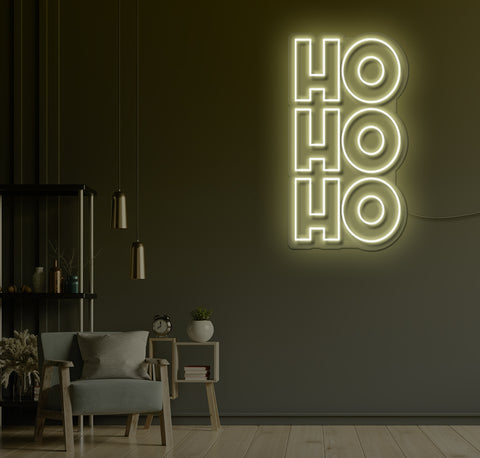 Ho Ho Ho Bold LED Neon Sign