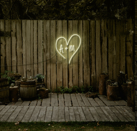 Initials LED Neon Sign