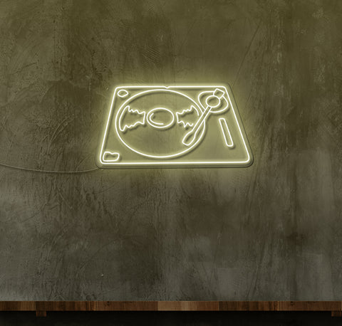 DJ Decks LED Neon Sign