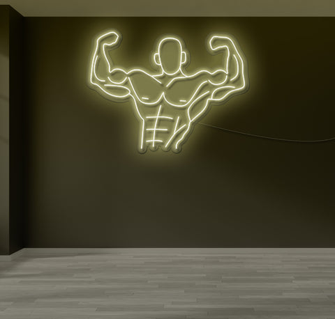 Strong Man LED Neon Sign