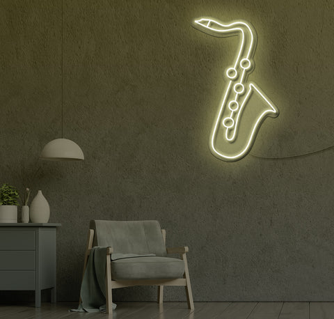 Saxophone LED Neon Sign