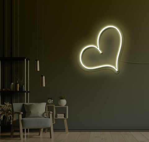 Love Heart LED Neon Sign