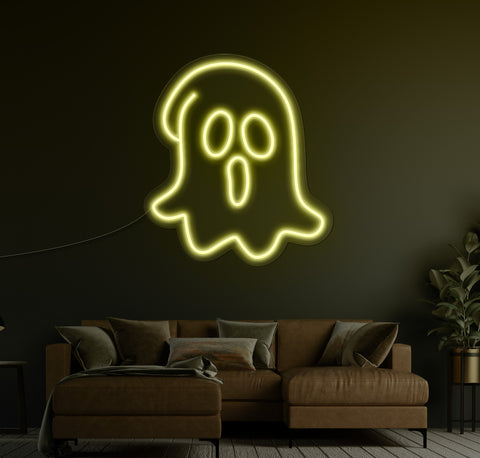 Balaclava Ghost LED Neon Sign