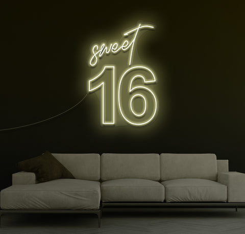 Sweet 16 LED Neon Sign