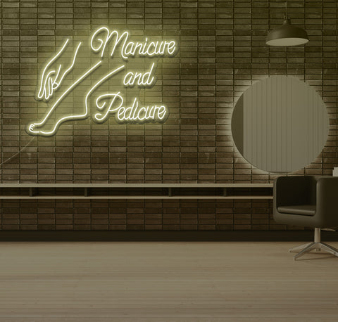 Manicure and Pedicure LED Neon Sign
