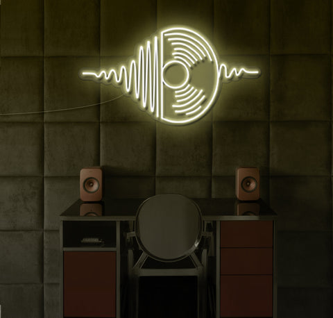 Spinning Vinyl LED Neon Sign