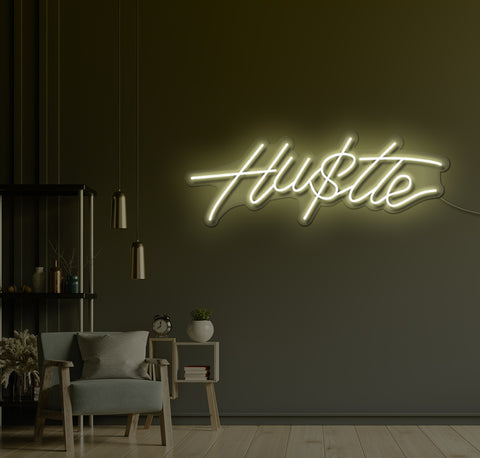 Hustle LED Neon Sign