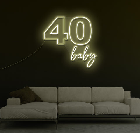 40 Baby LED Neon Sign