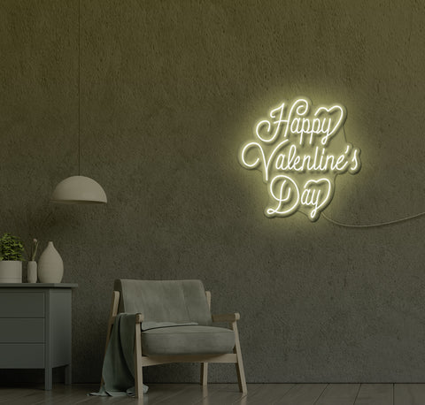 Happy Valentines Day LED Neon Sign