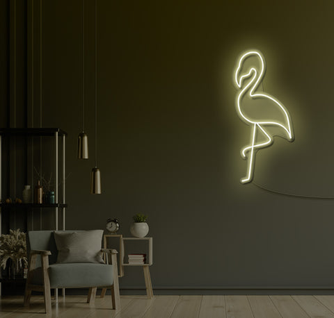Simple Flamingo LED Neon Sign