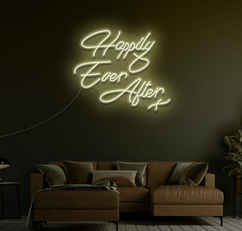 Happily Ever After LED Neon Sign