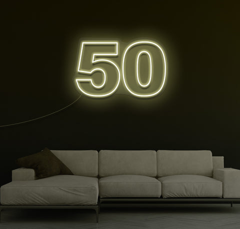 50 LED Neon Sign