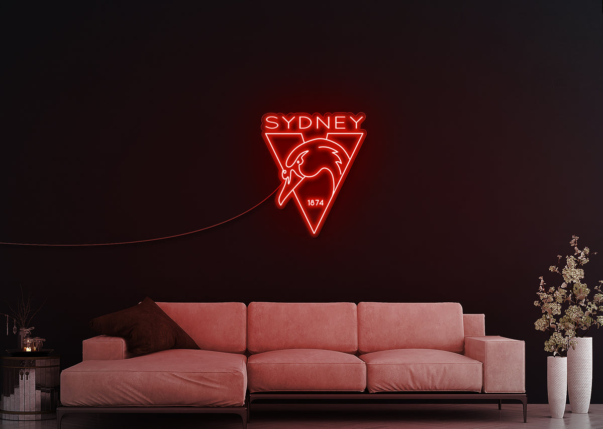 The Swans LED Neon Sign