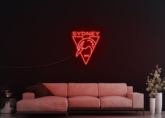 The Swans LED Neon Sign