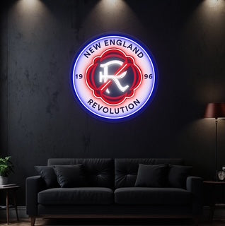 New England Soccer LED Neon Sign