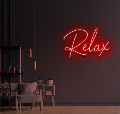 Relax LED Neon Sign