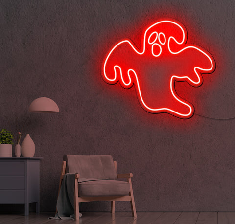 Ghost One LED Neon Sign