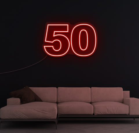 50 LED Neon Sign