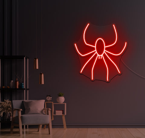 Simple Spider LED Neon Sign