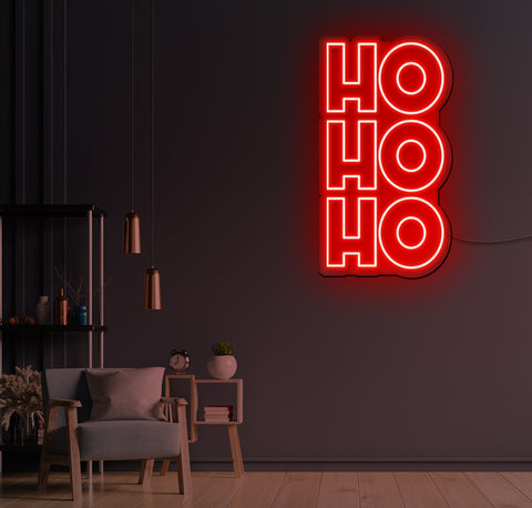 Ho Ho Ho Bold LED Neon Sign