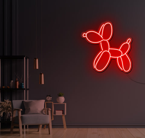 Balloon Dog LED Neon Sign